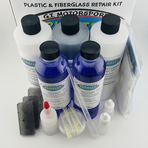 Plastex Plastic Repair Kits - Easily Glue, Remake or Repair Broken Plastic, Fiberglass, Wood & More! XL Master Shop Kit