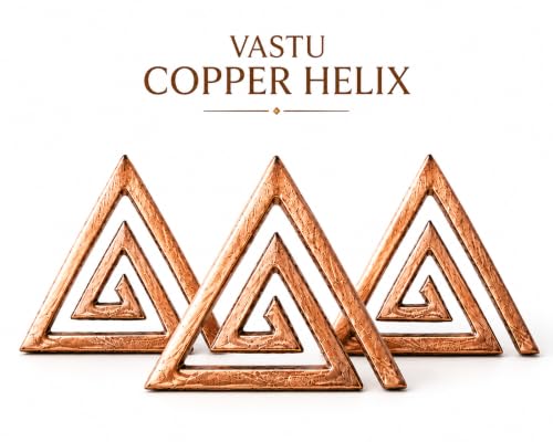 Image of The Spiritual Living Copper Helix for Vastu | 3.5 Inch | South West Vastu Remedy | Main Door Entrance | Bedroom | Toilet | Helix | Dosh Remedies | Vastu Remedies Products | South East | वास्तु उपाय |
