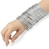 Ensoul Flower Mixed Metal Aztec Multi Bangle Set of 50 #2