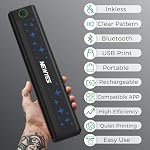 NEWYES Tattoo Stencil Imprimante sans fil Portable Kit d'imprimante de tatouage Thermal Machine de tatouage pour les artistes de tatouage & Débutants, Matte Effect Effacer l'impression, Compatible avec téléphone portable, Pad, PC | Pour les artistes de tatouage & Débutants, Matte Effect Effacer l'impression