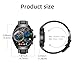 ATEVIX Smart Watch with Earbuds for Android iPhone,Round 1.53”HD Big Screen (Make/Answer Calls) Fitness Tracker,All-in-one Smartwatches Long Time Standby TWS Music Watch for Men Women