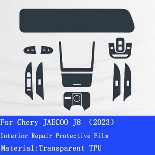 Película protectora de consola central interior para Chery JAECOO J8 2023 2