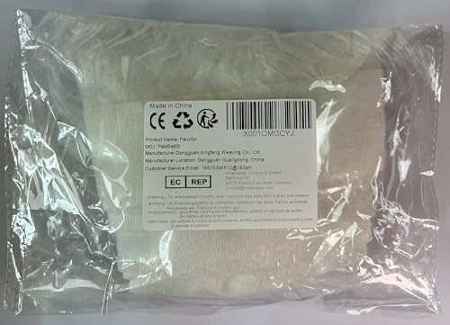 Kunstfell Band Kunstpelz Fellstoff, MUSLONG zotteligen Pelz Stoff Schnitte flauschige Pelz Patches ideal zum Basteln, Nähen, Dekorieren | Dekoband Plüsch Trim Stoffrolle, 5x150cm