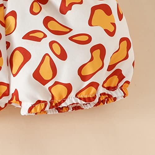 Conjunto de roupas para bebês de 12 a 18 meses, girafa, alfabeto, triângulo, macaquinho com estampa
