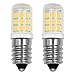 LED Kühlschrank Lampen Klarglas Kurze Zylinder E14 2.8W Kaltweiß Entspricht 25W 28W 30W Winzig Gewinde Kleinen Glühbirnen Kompakt 6000K 230V Nähmaschine Licht Nicht Dimmbar (2 Stück)