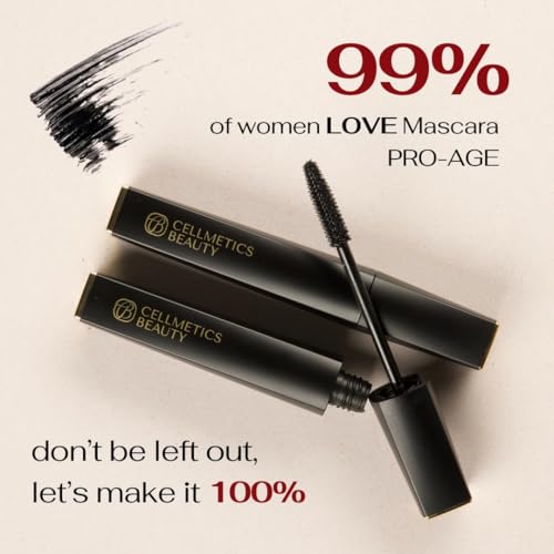 Cellmetics Mascara for Mature Lashes 60+ – Volumizing & Lengthening, Washable Black — view 7
