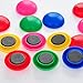 TIENO 60pcs Assorted Whiteboard Magnets Round Button Fridge Magnet Refrigerator Office Kitchen Decorative 6 Colors
