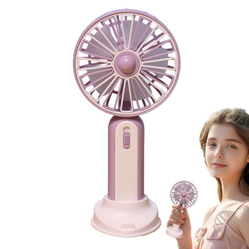 Ventilador portátil Recargable, poderoso ventilador portátil, Ventilador eléctrico de enfriamiento, 250 mAh poderoso refrigerador de soplador recargable y potente para acampar al aire libre casa
