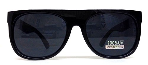 Black White Gold Weed Leaf Square Sunglasses2