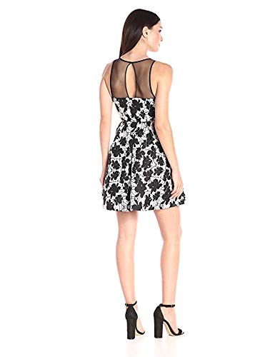 Bcbgeneration Women's Mix-Media Cocktail Dress, Black Combo, 6 #TOP1