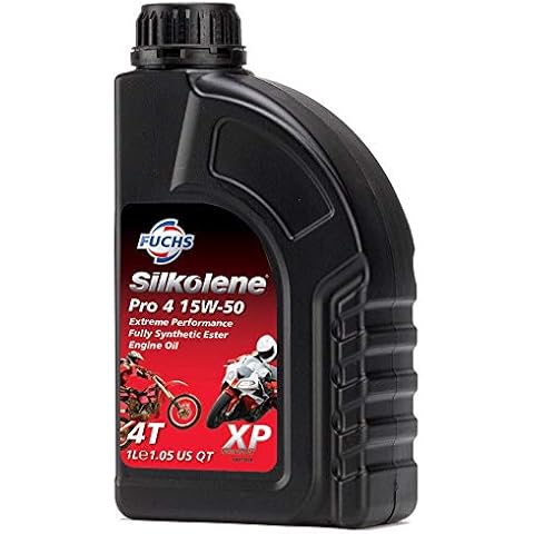 Silkolene Motorcycle Quality Fully Synthetic Motorbike Engine Oil PRO-4 XP 15W-50 1L BOTTLE Cover