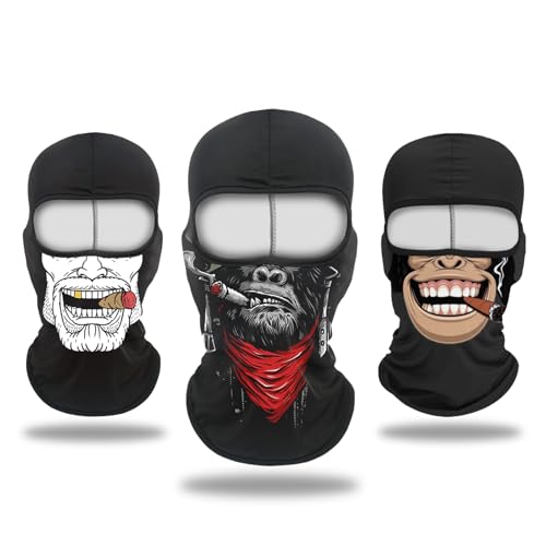 Image of Balaclava Mask 3D Print Full Face Mask Cooling Neck Gaiter Sun Protection Face Cover Mask Windproof Ski Mask