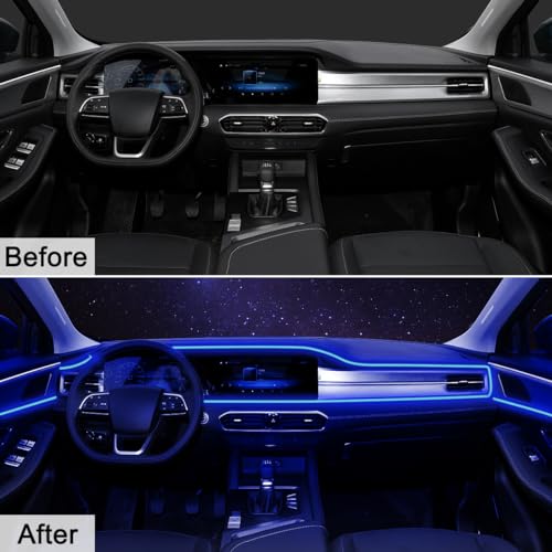 Qvevdacar FIBER OPTIC LIGHT-01 Interior Car Led Strip Lights App Control thumb #5
