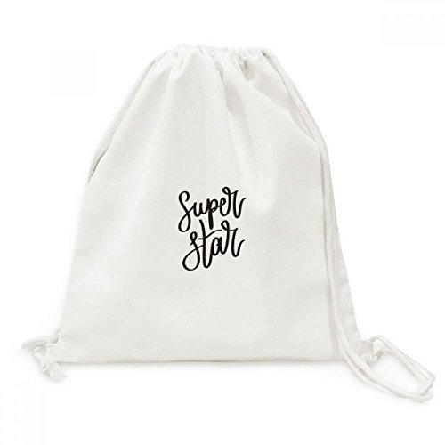 Sac à cordon en toile de voyage pliable et sac à dos léger Super Star