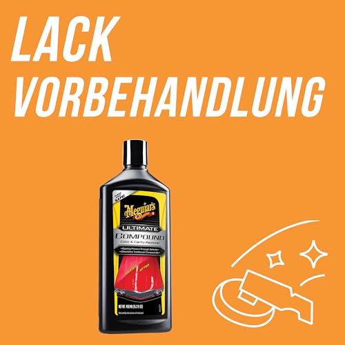 Meguiar's Ultimate Compound Autopolitur - Hochleistungs-Politur für Spiegelglanz und...