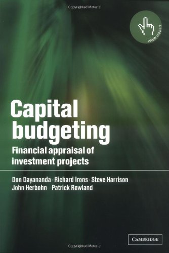 Capital Budgeting: Financial Appraisal of Investment Projects