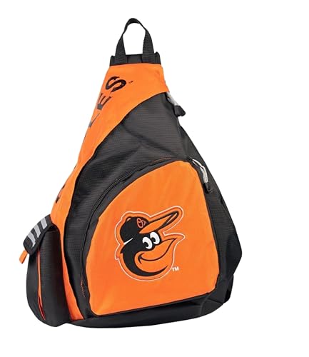 Officially Licensed MLB Leadoff Style Sling Backpack (Baltimore Orioles)