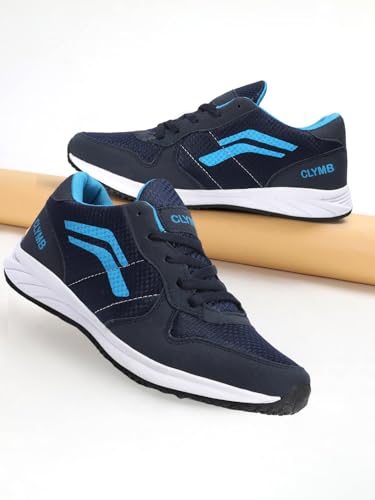 Image of CLYMB Men's Saga-1 Mesh Lace's Up Walking /Outdoor /Gym & Traning /Running Sports Shoes