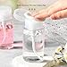 3 Pack Push Down Pump Bottle Dispenser for Makeup Remover, Facial Toner, Micellar Water, Alcohol, Nail Polish Remover Empty Push Top Bottles Containers 6.7oz/200ML