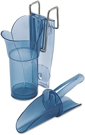 Carlisle FoodService Products SAF-T-SCOOP AND GUARDIAN SYSTEM FOR ICE MACHINES 6-10 OZ TRANSPARENT BLUE