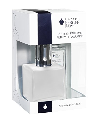 Lampe Berger Giftset Lamp Gift Set-Cube Frosted, Includes Fragrance Ocean Breeze 180ml / 6.08 fl.oz
