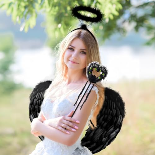 Accesorios de disfraz de ángel para mujer miniatura 6
