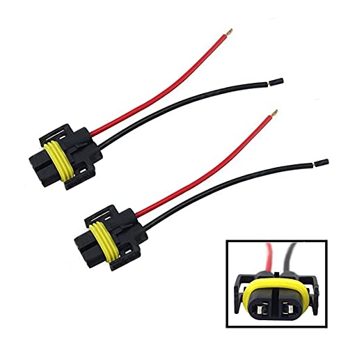 Ibrightstar IBRIGHTSTAR-H11-SOCKET-FEMALE H11 H9 H8 880 881 Female Nylon Adapter Wiring Harness Sockets Wire For Headlights Or Fog Lights thumb #3