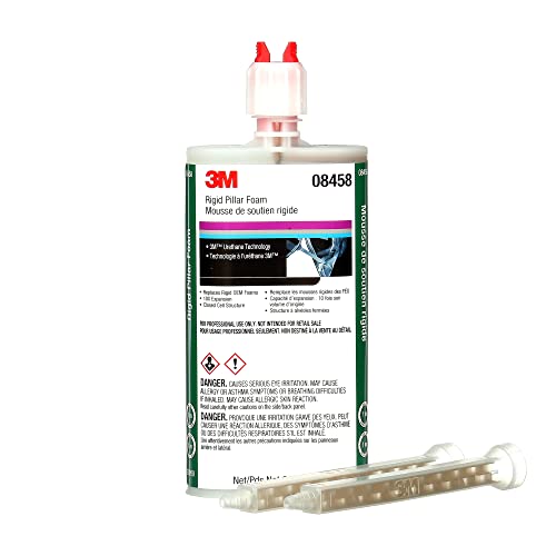 Exhaust Odor in the Vehicle - 2011-2014 Ford Edge & 2011-2015 Lincoln MKX 11 3M Rigid Pillar Foam 08458, Urethane, High Performance, Expanding, 200 mL Cartridge