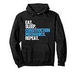 Eat Sleep Baumechaniker Baumechaniker Pullover Hoodie