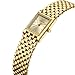 CNYXCN Gold Watches for Women Luxury Fashion Square Ladies Quartz Wrist Watch with Stainless Steel Band,Bracelet Adjustment Tool Included