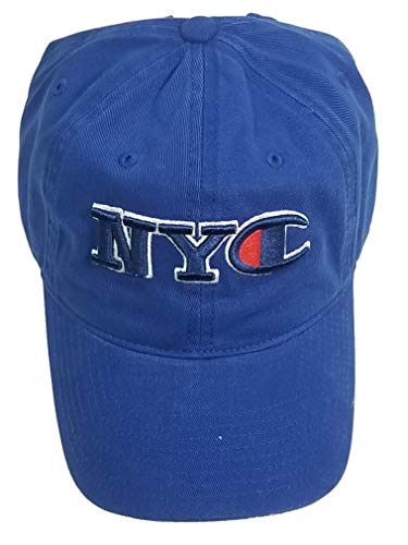 Casquette Champion NYC bleu roi couvre-chef adulte taille unique ajustable