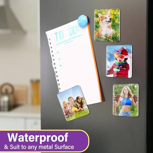 Set de 60 imanes acrílicos sublimados para refrigerador miniatura 4