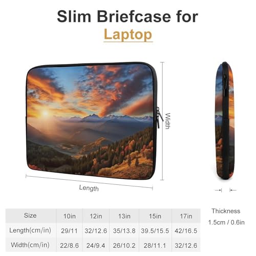 Funda para laptop 12 pulgadas colorida otoño miniatura 2