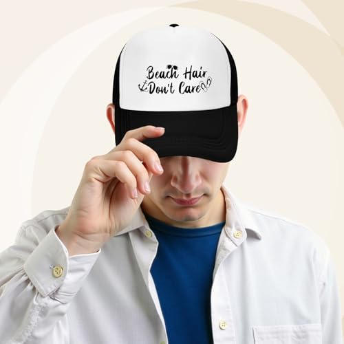 Image of Funny Trucker Hats,Trucker Hat Baseball Cap for Women Snapback Adjustable Hat Humor Gift Men