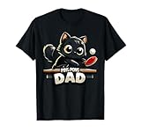 Gatti Ping Pong Papà Con Disegni Di Mazze Da Ping