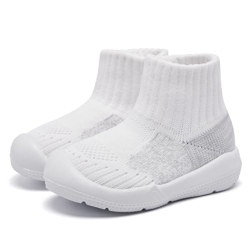 Image of MORENDL Toddler Sock Shoes Baby Walking Shoes Infant Slippers Boys & Girls Non-Slip Sneakers