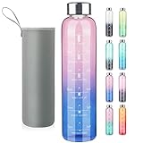 botella vidrio keep Tapa de acero inoxidable: cada tapa viene con una junta tórica de silicona de grado alimenticio, por lo que no goteará agua ni permitirá que entre oxígeno y destruya su té o jugo.