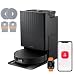 roborock Qrevo Edge 2 Set Saugroboter mit Wischfunktion&Hebarem Wischmopp, 25.000 Pa, Anti-Tangle, ultraflach 7,98 cm, 80 °C Heißwasser-Moppwäsche, FlexiArm-Technologie, AI-Hinderniserkennung(Schwarz)
