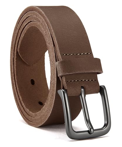 CHAOREN Boys Belt - 1 1/8 Kids Leather Belt Handmade Full Grain Leather Ideal for Dress and Casual Wear