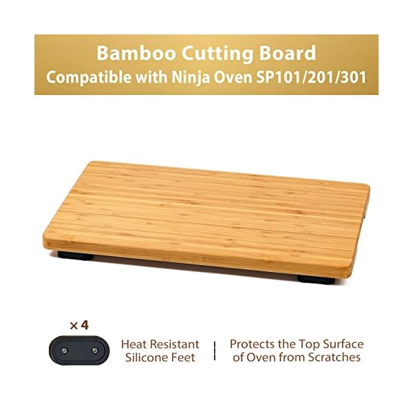 Umilife Cutting board Compatible with Ninja Foodi SP101 SP201 SP301 SP351 DCT401 DCT402 Air Fryer Oven, Accessories for Countertop Convection Toaster Oven, Creates Storage Space, Protects Cabinets - Image 3