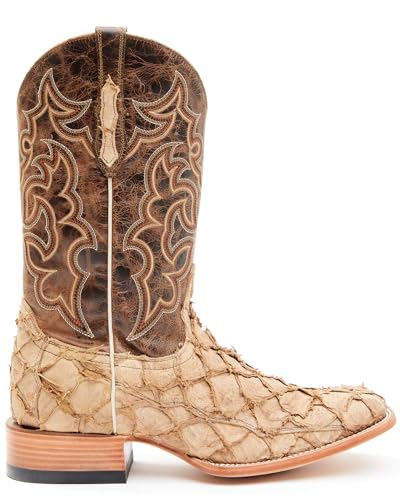 Cody James Men's Exotic Pirarucu Western Boot Broad Square Toe - Bbme-1022