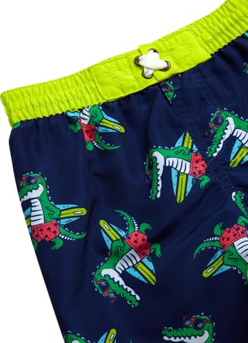 Quad Seven Baby Toddler Boys Swim Set - 2 Piece Swim Trunks and Boys Rash Guard Short Sleeve Kids Swimwear (Sizes: 12M-7)4