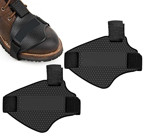 2pcs Protector Zapatos Moto Antideslizante, Accesorios Motocicleta Protector Palanca Cambio Marchas