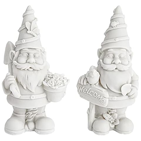 Bright Creations Mini Ready to Paint Gnome Statues Cover