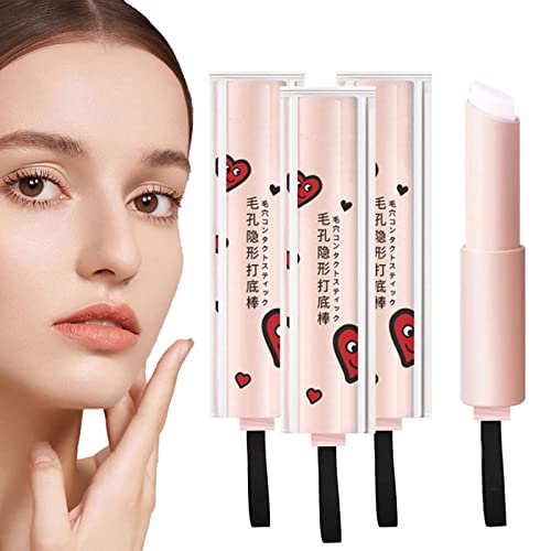 2023 New Magical Pore Eraser Waterproof Face Primer Stick, Loy Hanc Pore Eraser Stick, Matte Blur Stick Primer For Face, Poreless Make Up Primer, Hydrating Pore Eraser Foundation Cream (3Pcs) #TOP3
