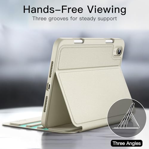 Image of JETech Folio Case for iPad mini A17 Pro /6th Gen (2024 /2021), Starlight