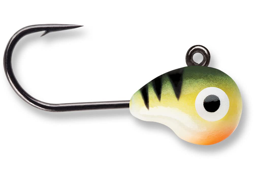 VMCTungsten Tubby Jig 1/32 oz Glow Yellow Perch