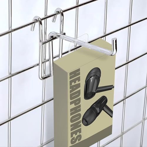 Image of Hiceeden 800 Pcs Clear Slot Hole Hanging Tabs, 1-8 /10 inch x1-3 /5 inch Plastic Self Adhesive Hanging Tags, Heavy Duty Sticky Hang Tabs Hanger for Retail Store Display
