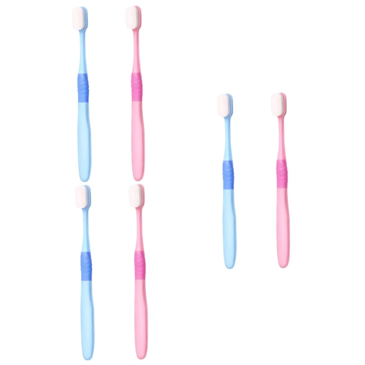 Baluue 6stücke Zahnbürsten Für Schwangere Ultraweiche Kleine Kopfzahnbürsten Gründlichen Mundpflege Ergonomisches Design Und Rosa Für Empfindliches Zahnfleisch