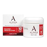 Alpha Skin Care Essential Renewal Cream | Anti-Aging Formula | 10% Glycolic Alpha Hydroxy Acid (AHA) | Reduces the Appearance of Lines & Wrinkles | For Normal to Dry Skin | 2 Oz